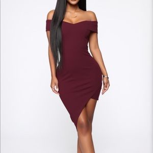 Do or die dress-Burgundy